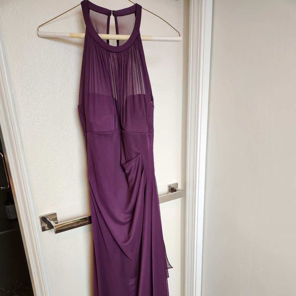 Purple bridesmaid dress size 4